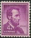 Stamps : America : United_States :   Lincoln