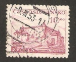 Stamps Czechoslovakia -  514 - V anivº de la rebelión eslovaca, castillo de Zvolen ( Eslovaquia)