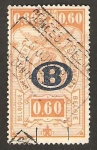 Sellos de Europa - Blgica -  ferrocarriles, spoorwegen (con sobrecarga)