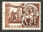 Stamps Belgium -  iglesia saint leonard