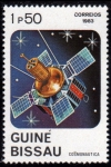 Sellos del Mundo : Africa : Guinea_Bissau : 1983 Dia del espacio: Molnya