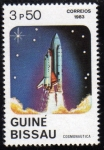 Sellos del Mundo : Africa : Guinea_Bissau : 1983 Dia del espacio: Space Shutle