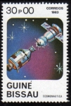 Stamps Guinea Bissau -  1983 Dia del espacio: Mision conjunta Apolo Soyuz