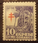 Stamps Spain -  Pro Tuberculosis. (1018)