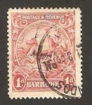Stamps : America : Barbados :  carroza real