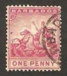Stamps America - Barbados -  carroza real