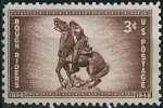 Stamps United States -  Monumento al capitán Bucky O'Neill