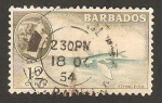 Stamps Barbados -  fauna, pez volador