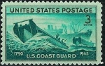 Sellos de America - Estados Unidos -  A la gloria de los guardacostas