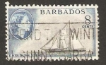 Sellos de America - Barbados -  goleta