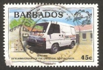 Sellos de America - Barbados -  125 anivº de la unión internacional de correos