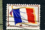 Stamps France -  Bandera militar