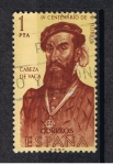 Stamps Spain -  Edifil  1301  Forjadores de América  Cabeza de Vaca