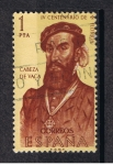 Sellos de Europa - Espaa -  Edifil  1301  Forjadores de América  Cabeza de Vaca