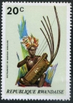 Stamps Africa - Rwanda -  Instrumentos Musicales Africanos