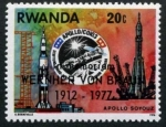 Stamps : Africa : Rwanda :  Carrera Espacial