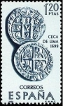 Sellos de Europa - Espa�a -  ESPAÑA 1966 1753 Sello Nuevo VII Forjadores América Ceca de Lima 1699