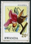 Sellos de Africa - Rwanda -  Flor