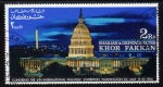 Sellos de Asia - Emiratos rabes Unidos -   Khor Fakkan 1966: 6ª Exposicion Filatelica Washington DC
