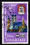 Stamps United Arab Emirates -  Sharjah 1966 5º Congreso A.I.J.P. Salon F.I.P. Munich