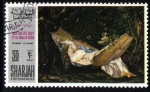 Sellos del Mundo : Asia : Emiratos_rabes_Unidos : Sharjah 1968: Dia de la Madre - Courbet