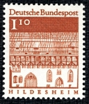 Sellos del Mundo : Europa : Alemania : ALEMANIA - Catedral de Santa María e Iglesia de San Miguel de Hildesheim