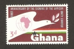 Stamps Ghana -  anivº de la unidad de africa