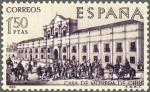 Stamps Spain -  ESPAÑA 1969 1940 Sello Nuevo Serie Forjadores America Casa de la Moneda Santiago Chile c/s charnela