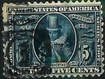 Stamps : America : United_States :  Pocahontas