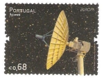 Stamps Portugal -  astronomia, estacion de rastreo de satelites