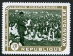 Stamps Rwanda -  X Aniversario Independencia