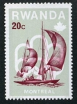 Sellos del Mundo : Africa : Rwanda : Montreal 76