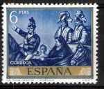 Sellos de Europa - Espa�a -  Mariano Fortuny Marsal. Batalla de Tetuán.
