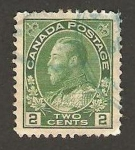 Stamps : America : Canada :  george V