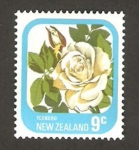 Stamps New Zealand -  flor iceberg