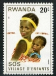 Stamps : Africa : Rwanda :  Niños