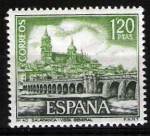 Sellos de Europa - Espa�a -  Serie Turistica. Vista General de Salamanca.