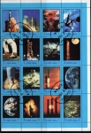 Stamps United Arab Emirates -  Ajman 1970: Del  Apolo 8 al Apolo 11