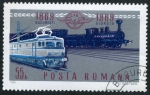 Sellos de Europa - Rumania -  Centenario Ferrocarril