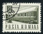 Stamps : Europe : Romania :  Vagon de tren