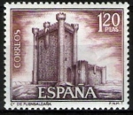 Stamps Spain -  1881 Castillos de España. Fuensaldaña, Valladolid.