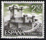 Stamps Spain -  1883 Castillos de España. Sobroso, Pontevedra.