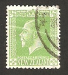 Stamps New Zealand -  george V