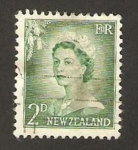 Stamps New Zealand -  isabel II