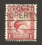 Stamps New Zealand -  kiwi