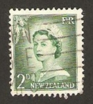 Stamps New Zealand -  Elizabeth II