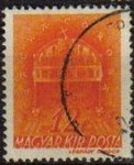 Sellos de Europa - Hungr�a -  HUNGRIA Magyar Posta 1941 0671 Sello Corona de San Esteban Usado Scott584