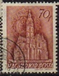 Stamps Hungary -  HUNGRIA Magyar Posta 1941 0678 Sello Catedral de Kassa Usado Scott593