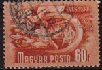 Sellos de Europa - Hungra -  HUNGRIA Magyar Posta 1950 1179 Sello 5 AÑOS PLAN WM Cooperativas de viviendas usado
