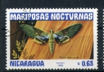 Sellos del Mundo : America : Nicaragua : serie- Mariposas nocturnas